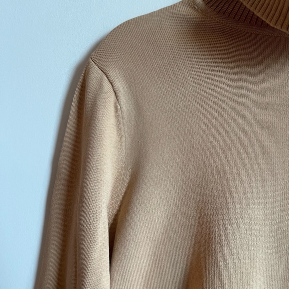 Conrad C Collection Cotton Turtleneck Sweater size large - Picture 3 of 9
